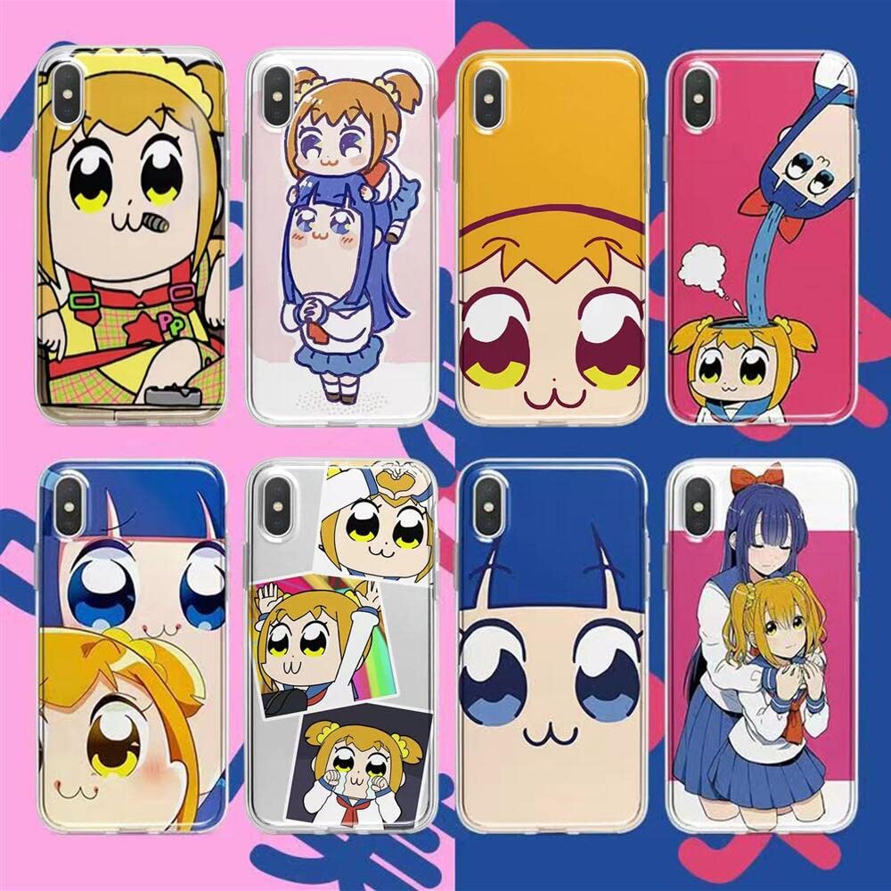 ポプテピピック エラーポプちん スマホケース Amazon.co.jp